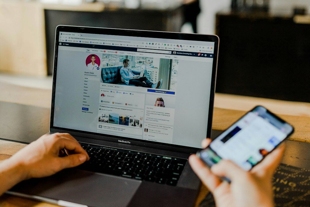 people using social media